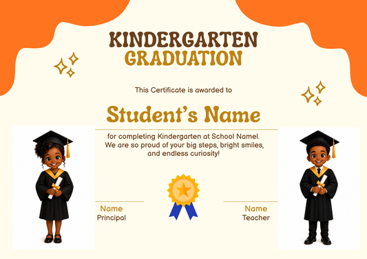 🎓 Tiny Scholars Graduation Certificate