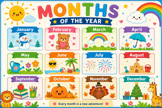 Months of the Year Chart