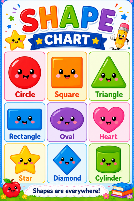 Shape Chart (9 Basic Shapes)