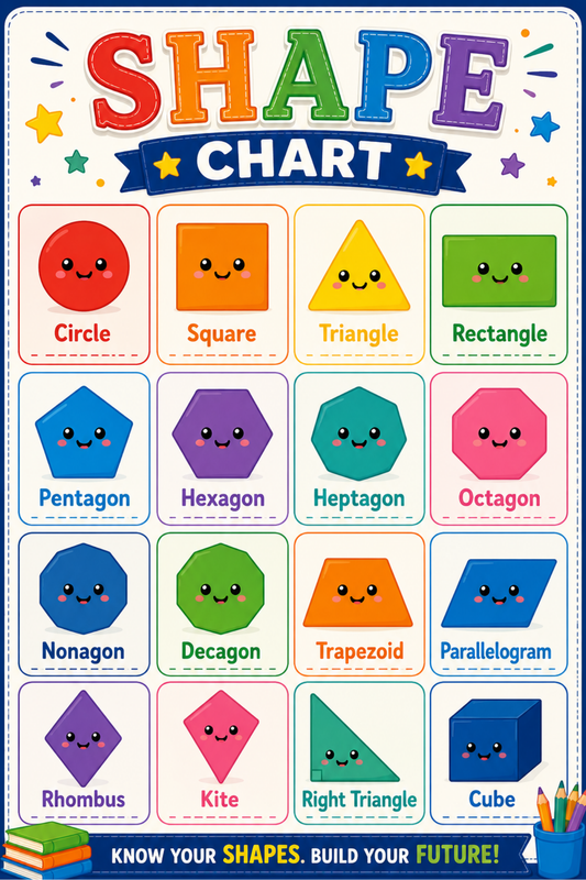 Shape Chart (16 Shapes)